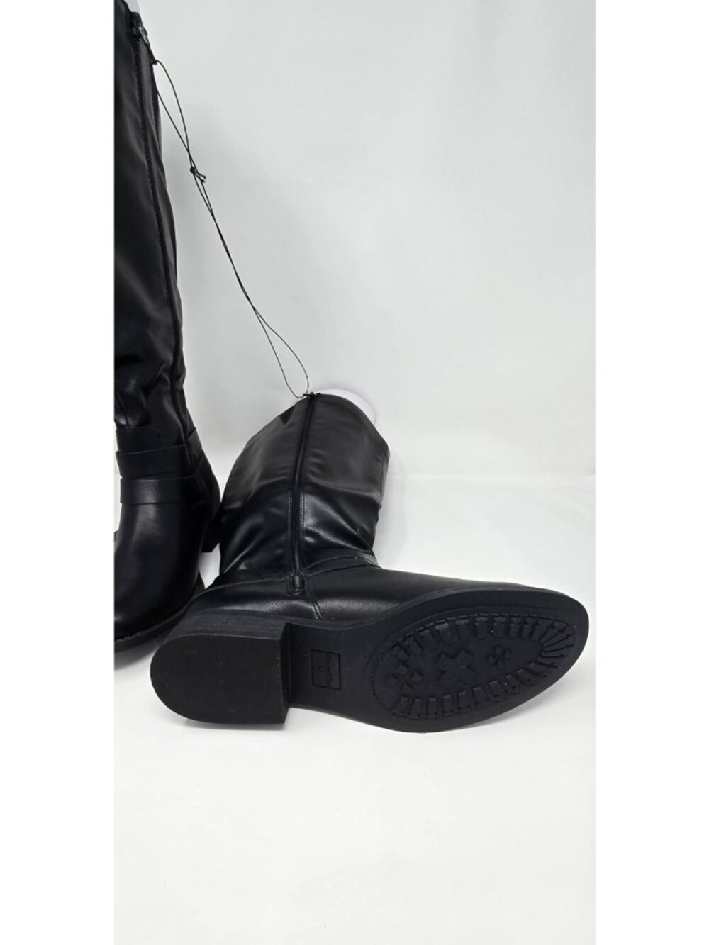 New Style & Co Maliaa Wide Calf Black Knee High Boots Women’s 8.5M - Picture 9 of 12